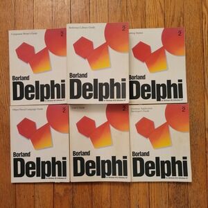Borland Delphi Version 2 Software Development Guides Set for Windows 95 6 Books